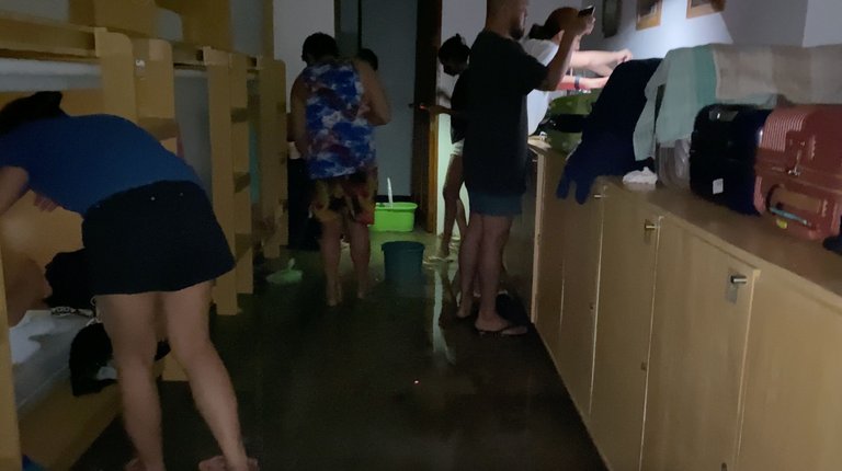 tropical temple dorm room flood.png