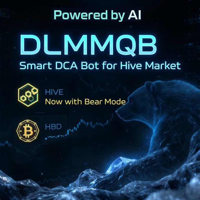 🚀 Introducing the DLMMQB DCA Bot - Hive/HBD Dollar-Cost-Averaging Strategy on the internal market!  🐂 🧸