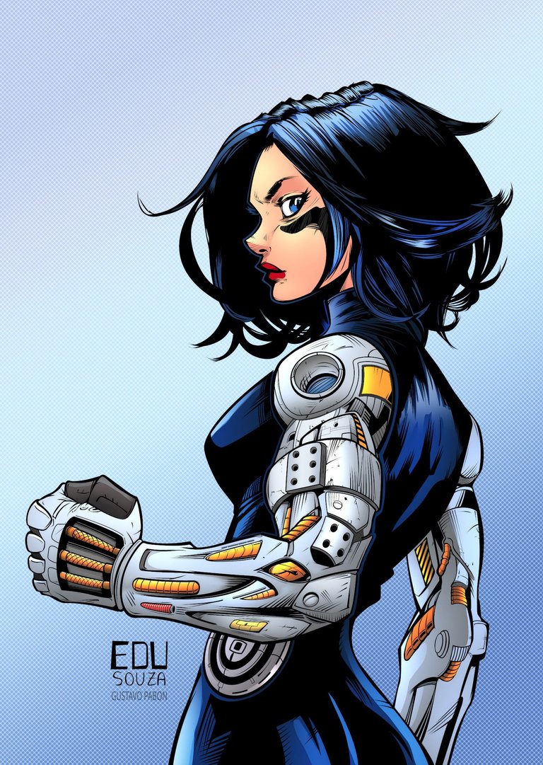 Battle Angel Alita by Edu Souza Colored.jpg