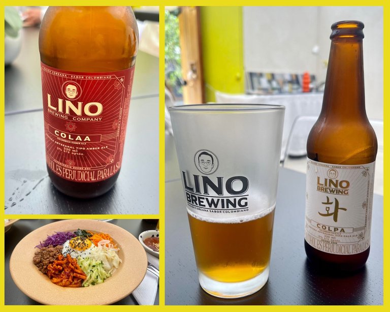 Lino Beer and Korean food, a perfect match