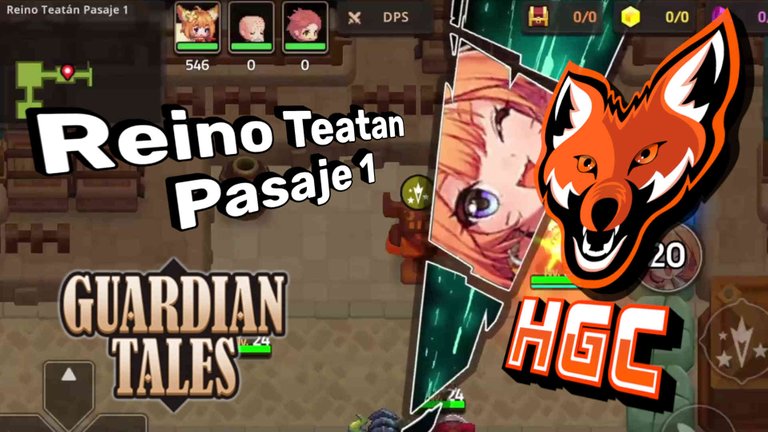 Guardian Tales ⚔ | Gameplay​ En Español​ | Mundo 2 Pasaje 1 Aprendemos La Habilidad en Cadena
