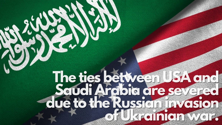 The ties between the USA and Saudi Arabia are severed due to the Russian-Ukrainian war..png