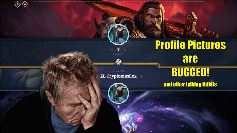Profile Pictures? BUGGED! and other talking tidbits