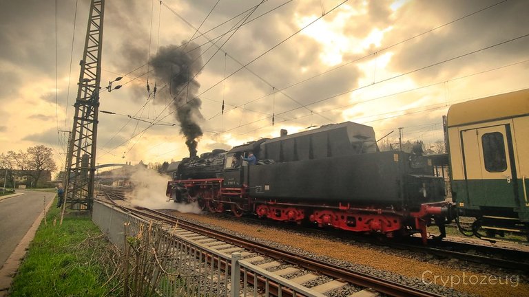 Off we go, full steam ahead!