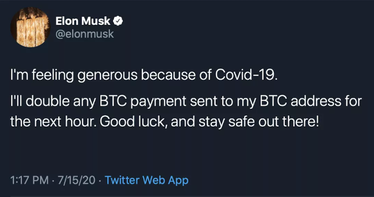 Elon Musk's Tweet