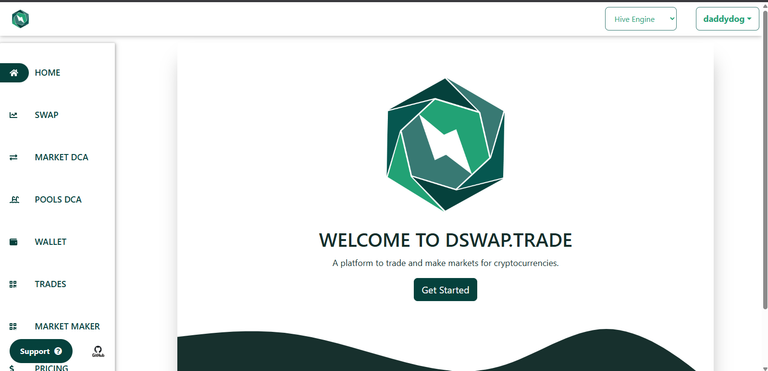 Using for the first time dswap.trade and change HIVE-Colony Token
