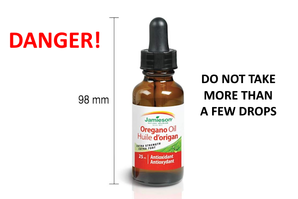 Accidental overdose of Oil of Oregano
