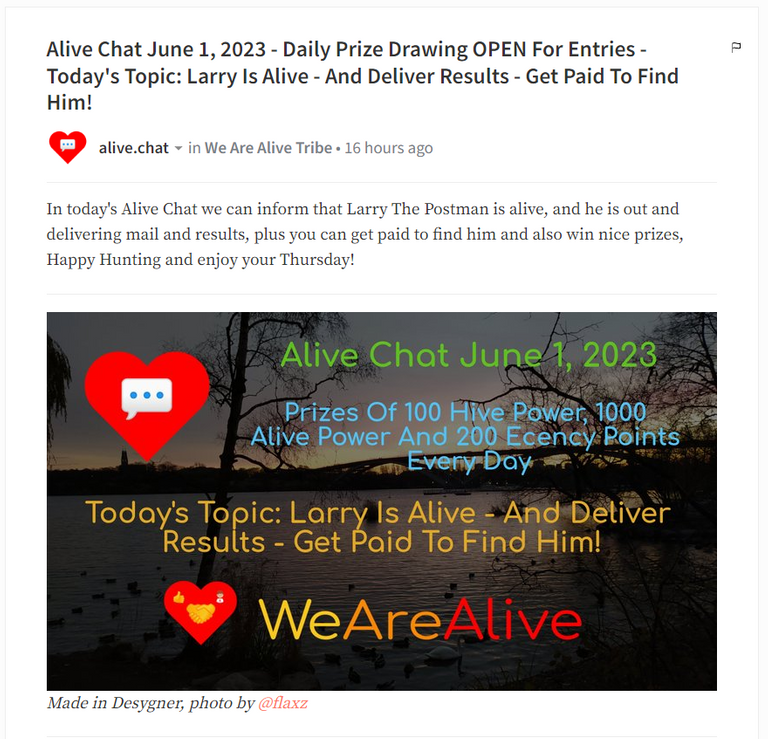 Alive Chat - Larry is Alive Topic.PNG