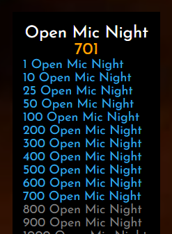 700 Open Mic Night missions - earned 700 Starbits.PNG