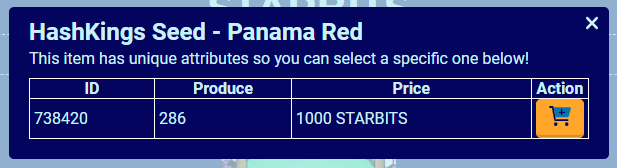 1000 Starbits for Panama Red seed.PNG