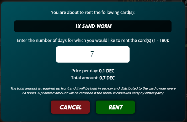 Rent Sand Worm for 0.10 DEC per day.PNG