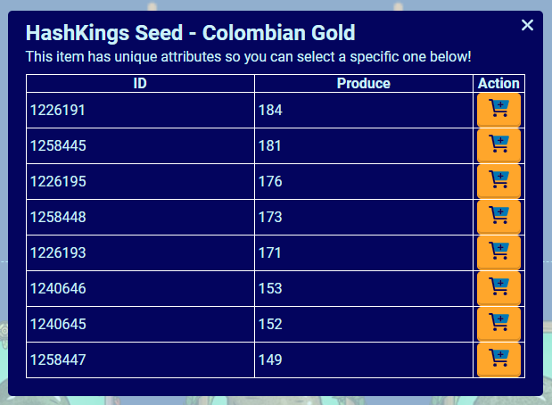 current inventory Colombian Gold with production rates.PNG