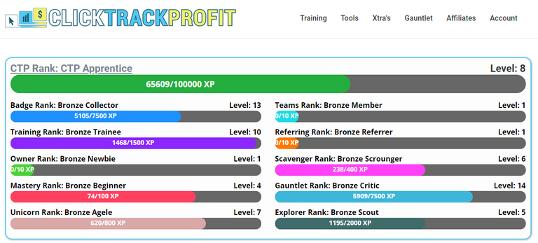 ClickTrackProfit progress.PNG