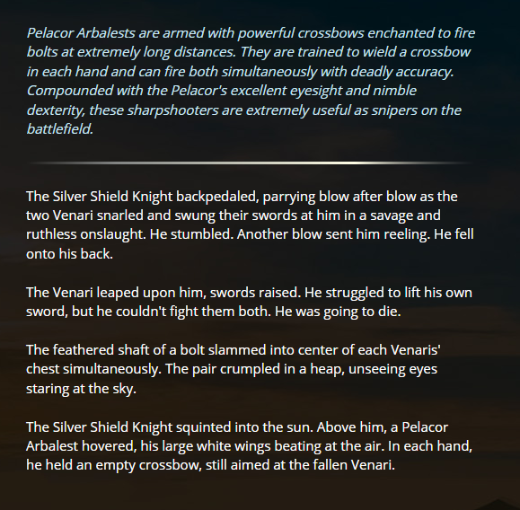 Pelacor Arbalest lore.PNG