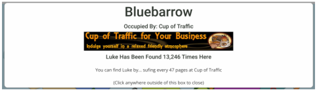 Start at Bluebarrow occupied by Cup of Traffic.PNG