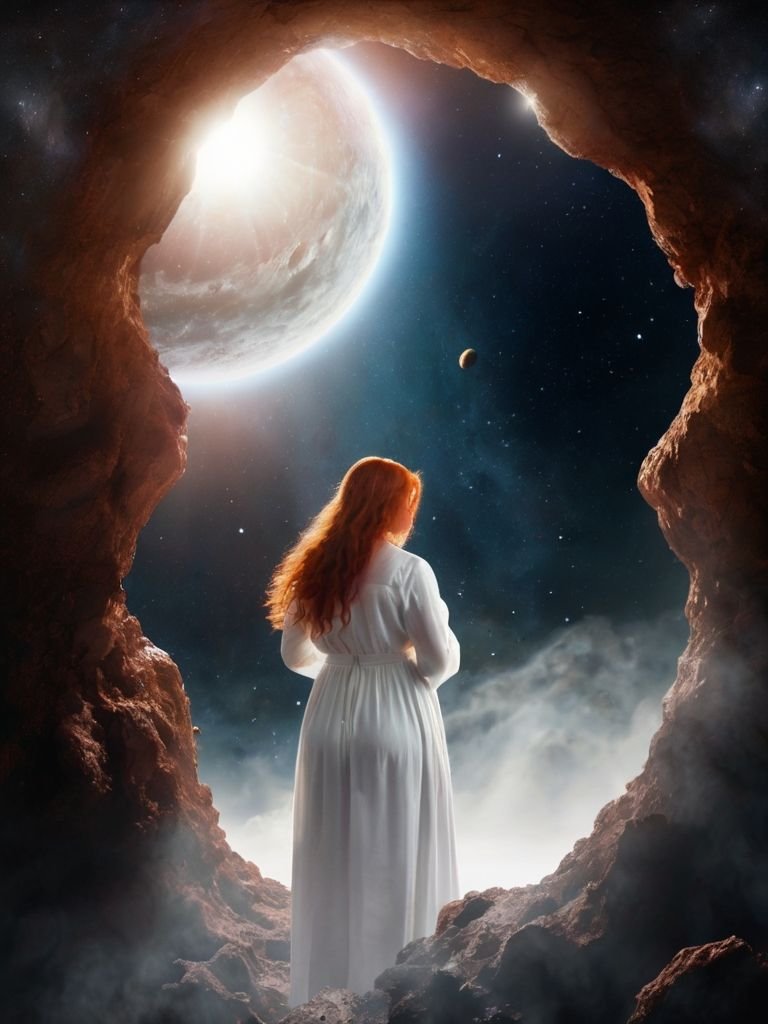 Default_A_red_haired_woman_in_a_muslin_dress_prays_to_a_cosmic_2.jpg