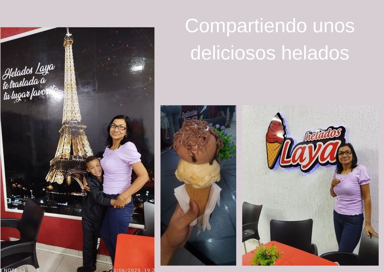Compartiend unos delicioso helados.jpg