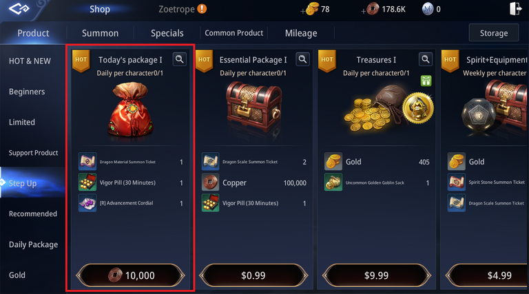 PASSO 6- Compre todos os dias esse package.PNG