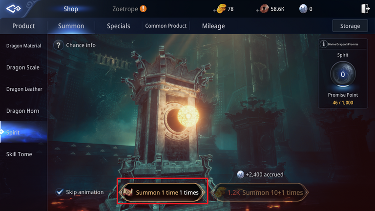 PASSO 12- 2Clique em Summon 1 time.PNG