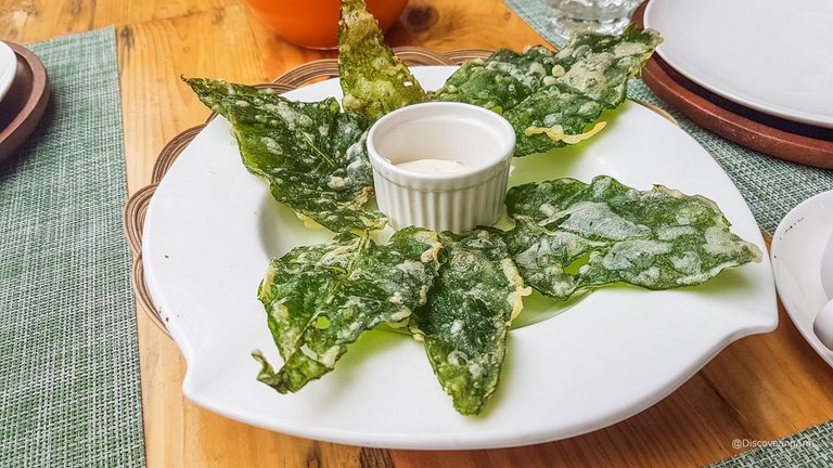 Crispy Spinach fritters, great for kids aversive to veggies