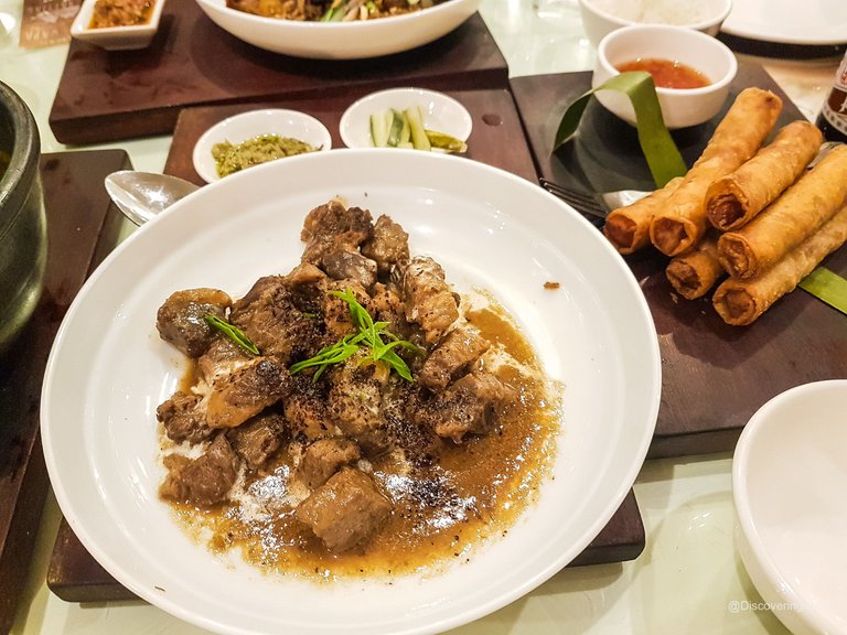 Cucina Higala Heritage Cuisine - Beef Rendang and Lumpiang Shanghai 
