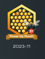 My First Power Up Month