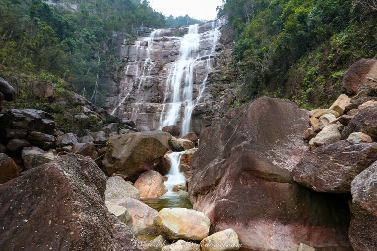 And this is the fifth level waterfall which is also the most majestic one.