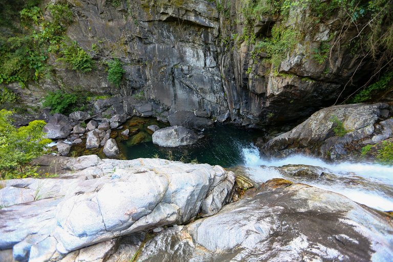 Colossus Waterfall viewed from above