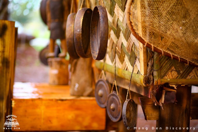 Gongs are indispensable items in the spiritual life of local people.