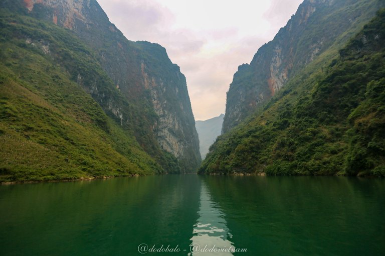 The famous Tu San Canyon on the legendary Nho Que River in Ha Giang province.