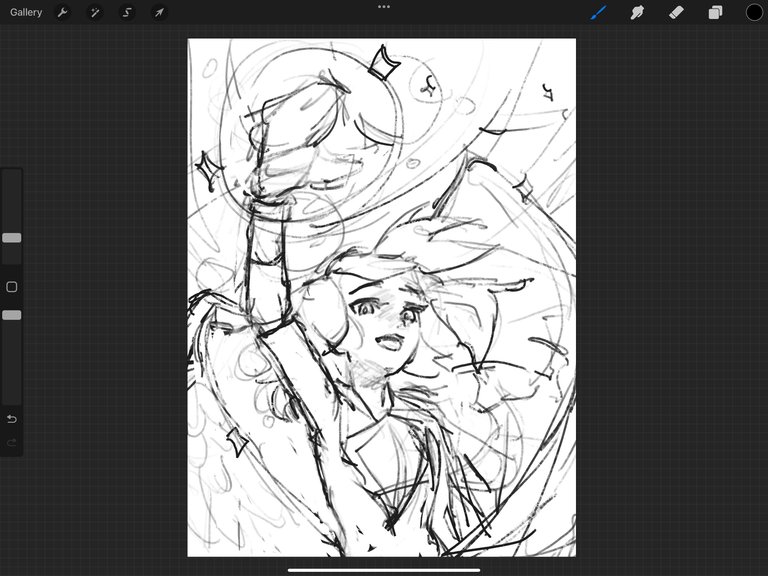 I really wasn’t looking forward to drawing the hand