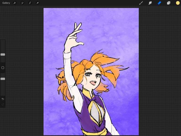 Flat colors done with basic BG