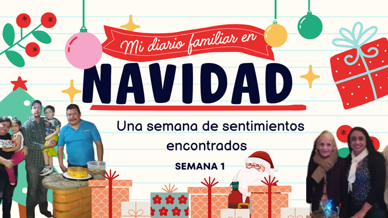 Presentación Diapositivas Feliz Navidad Ilustrativo Infantil Rojo y Verde.png