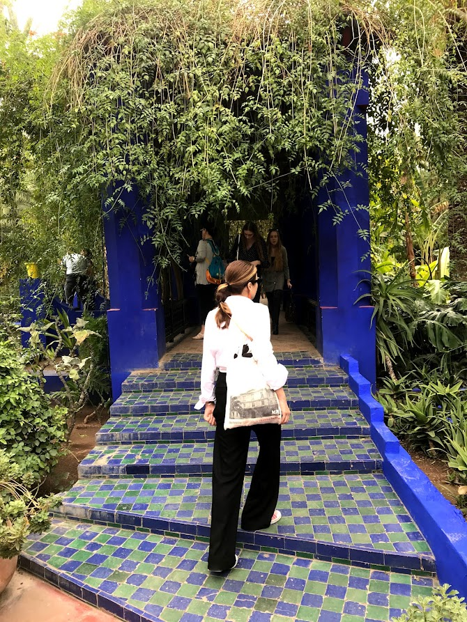 Lovely mosaics and colors in Jardin Majorelle