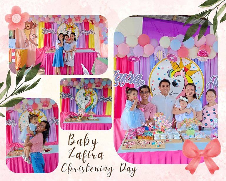 Celebrating Zafira’s Christening: A Simple Backyard Party with Balloons, Mixed Themes and Family Love