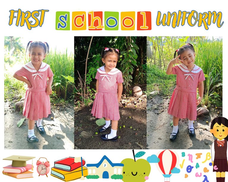My Daughter’s First Day Wearing Her School Uniform: Feeding Day and School Project Responsibility 