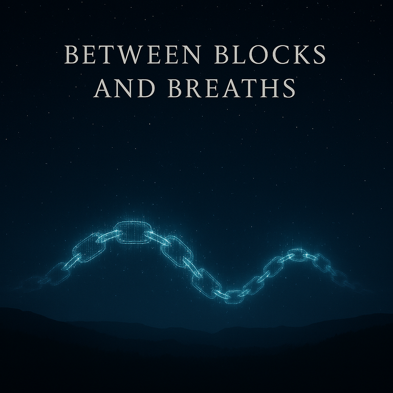 🌒 Between Blocks and Breaths