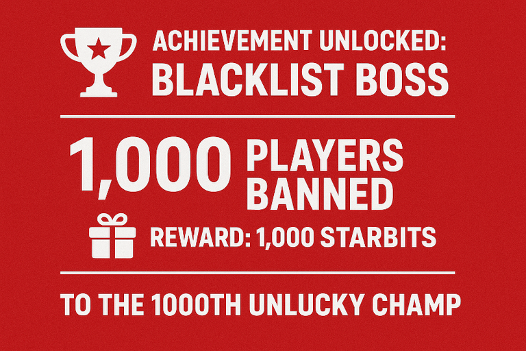 1,000 Blacklisted Accounts