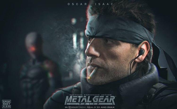 Оскар Айзек в Metal Gear Solid. Фан-арт.