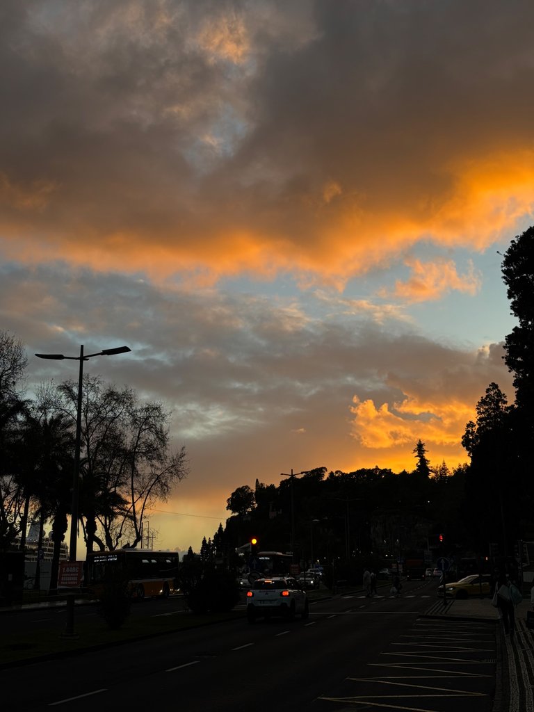 Golden Hour Sunset In Funchal