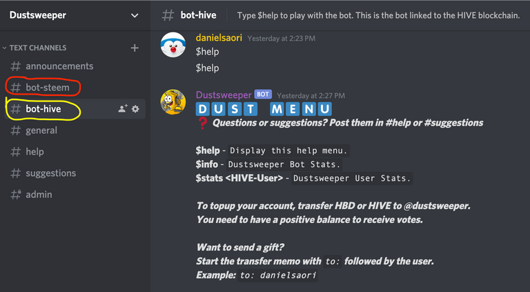 Dustsweeper Discord Server Overview