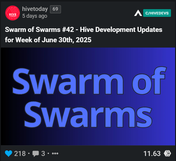 Support the Swarm of Swarms!