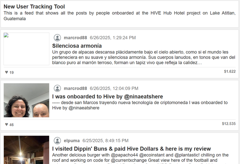 Create your own feed of users - INboarding and Retention Tools