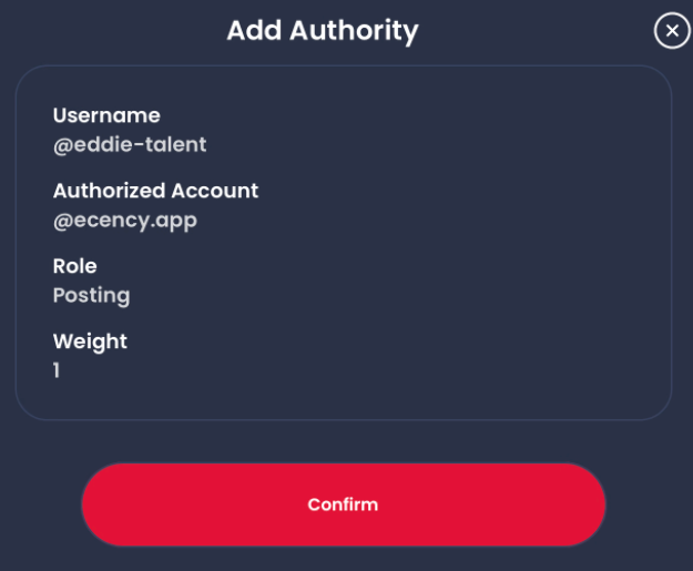 Add Authority