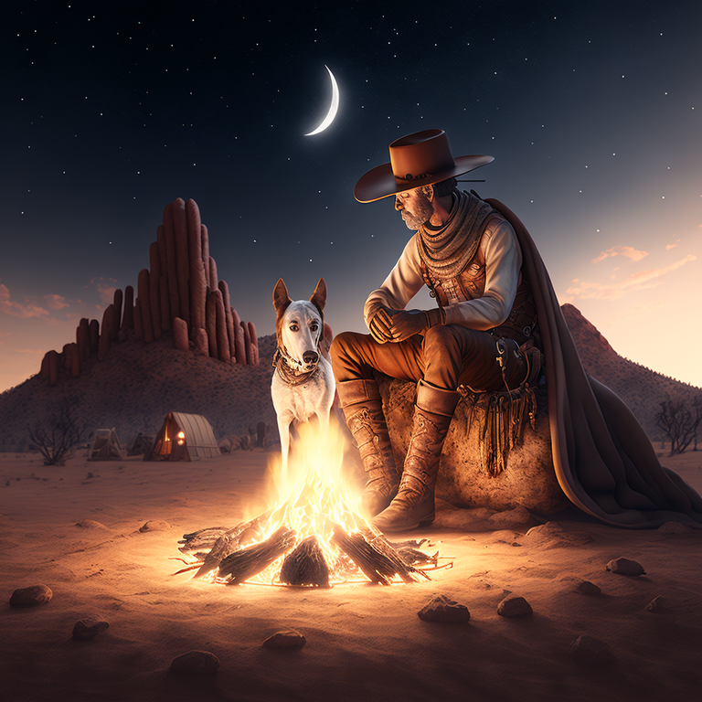 Ed_Privat_Strong_and_handsome_cowboy_with_dog_sitting_next_to_h_5214548d-03be-4003-a50a-10fcfa21bd04.png