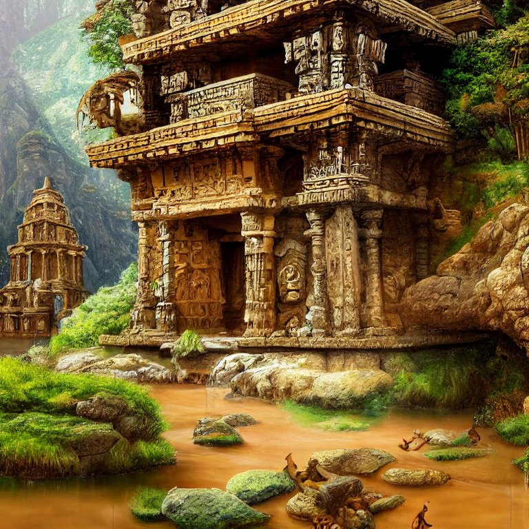 Ed_Privat_Ancient_temple_in_a_cliff_with_water_and_animals_drin_fbc8f03d-f1e8-4672-93bc-4688f9fbfb63.png