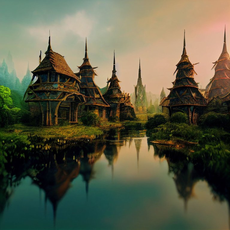 Ed_Privat_An_Elvish_village_with_a_river_and_trees_mythical_dre_61cd4e8f-6671-4c64-9775-09f4f70938a4.png