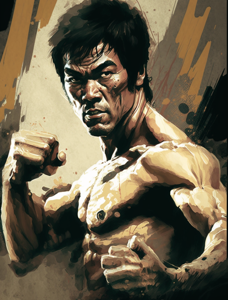 Painting_Bruce_Lee_dynamic_pose_7a584d12-8beb-4706-8672-350b97fc6078.png