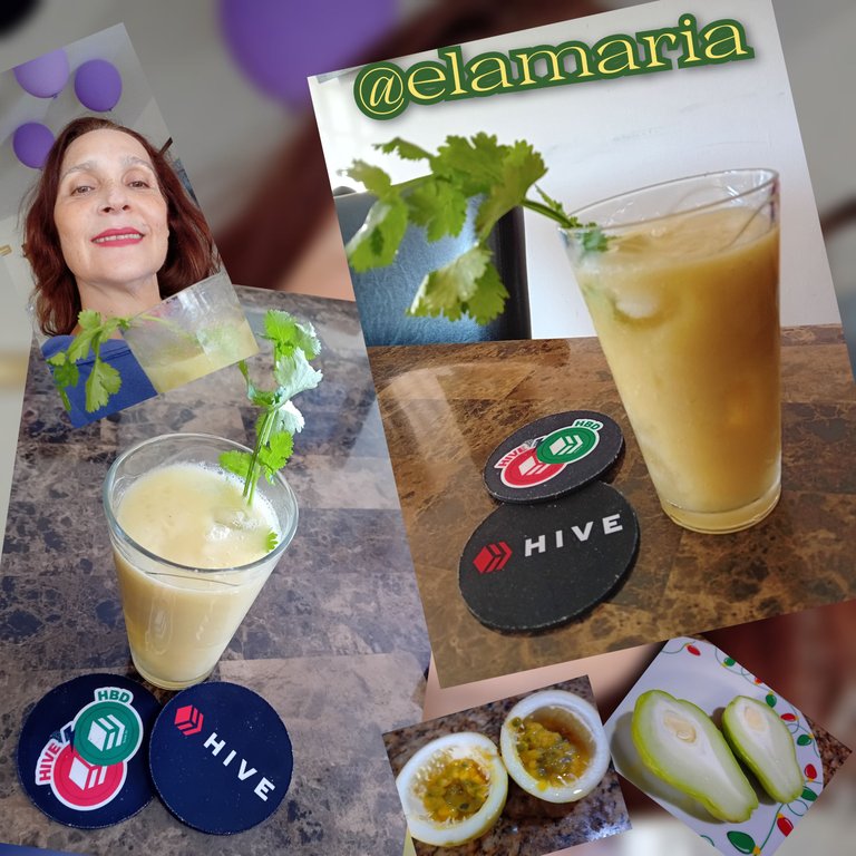 ✨️A delicious and nutritional drink: Passion fruit and Chayote, a perfect combination✨️. [Eng][Esp]