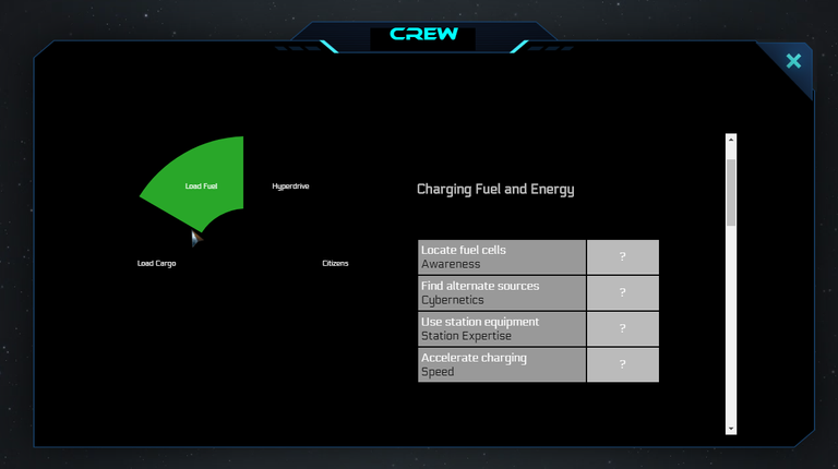 The new version also develops "Activities", a concept in which a single operation (such as loading fuel here) can test different steps and skills to create "task time" and total operation time ; it no longer relies on a single roll to test how you load your fuel. 